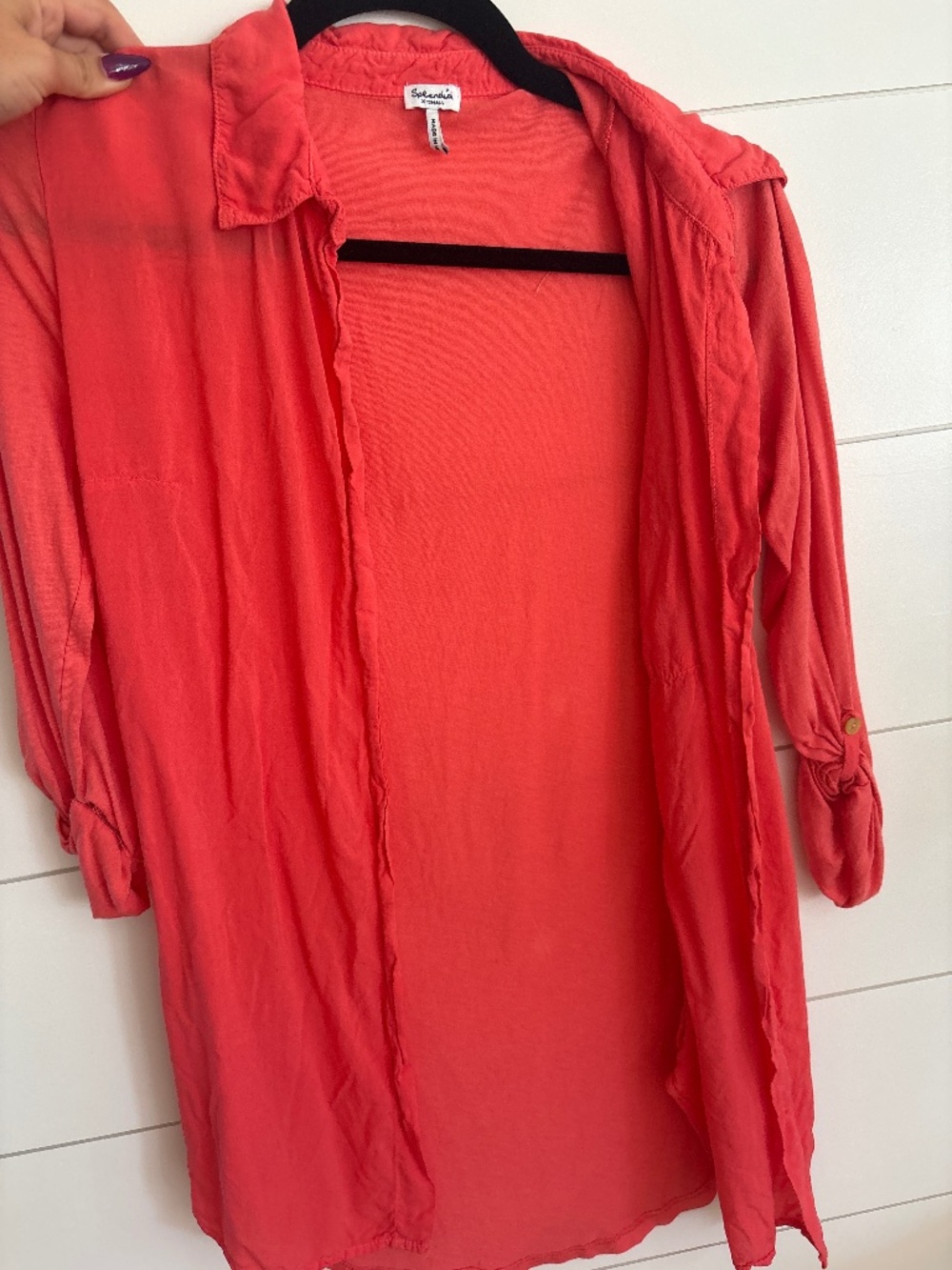 Pink/coral blouse
